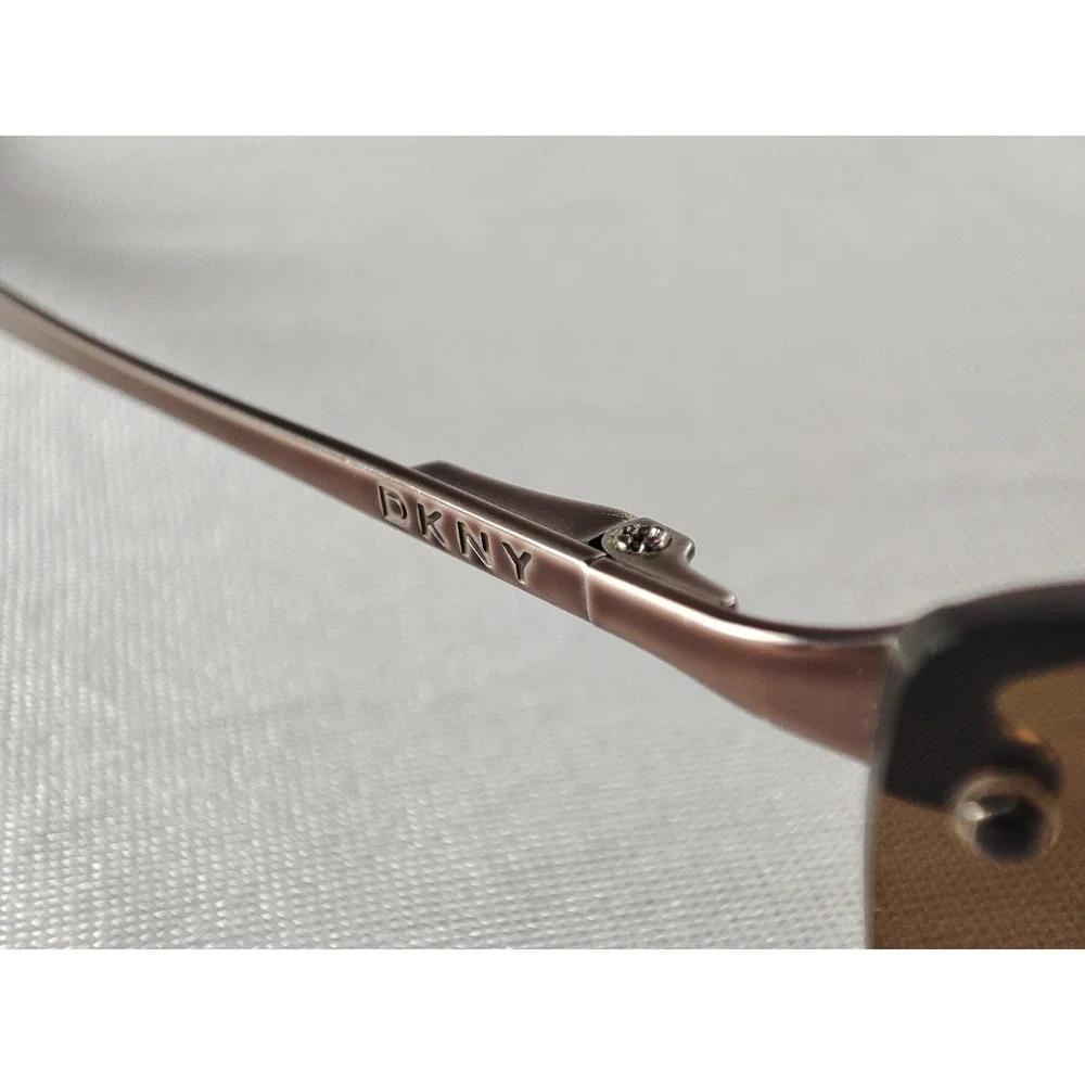 DKNY DY 5005‎ 1013/83 Bronze Brown Polarized Sunglasses 63-15 125 Semi-Rimless